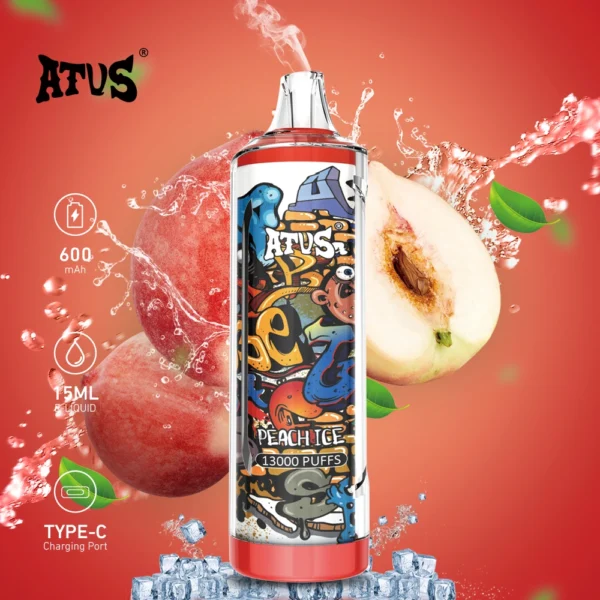 ATVS 13000 Puffs Rechargeable Mesh Coil Vape | Long‑Lasting Flavour with Easy Type‑C Charging - Immagine 9