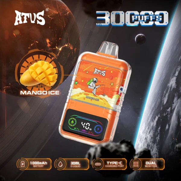 ATVS 25000 Puffs Dual Mesh High Power Vape | Grande capacità, sapore costante