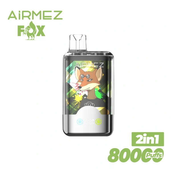 Airmez Fox 2-in-1 Dual Flavor Disposable Vape | Two Flavours On Tap, Big Capacity, Simple Recharge - Image 10