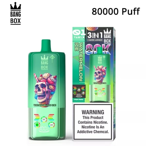 BANGBOX 80K Puffs Triple Flavor & Triple Coil Vape | Big Capacity, Easy Everyday Use - Afbeelding 3