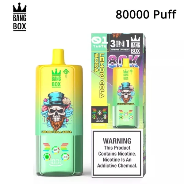 BANGBOX 80K Puffs Triple Flavor & Triple Coil Vape | Big Capacity, Easy Everyday Use - Afbeelding 2