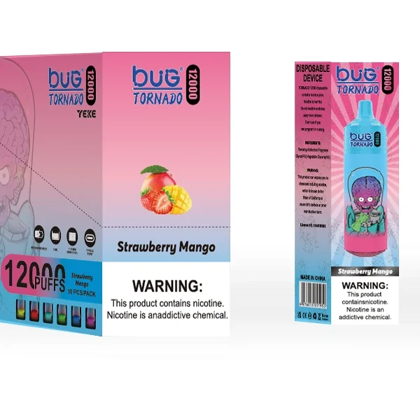 BUG 12K Puffs LED Display Vape con luce RGB | Duraturo, semplice e dall'aspetto accattivante