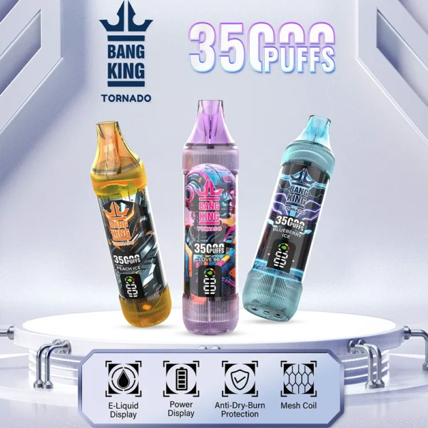Bang King 35000 Puffs | Seriously Long-Lasting, Dual Flavour Innovation