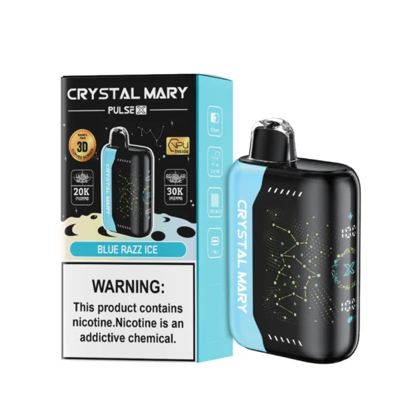 Crystal Mary PulsEX 20000 puff 20mg nicotine vape | Large capacity, consistent taste - Image 14