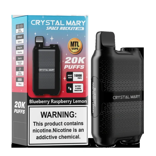 Crystal Mary Space Rocket Dual Mode 20000 Port Vape| Large Mouth Count, Easy to Use - Imagem 9