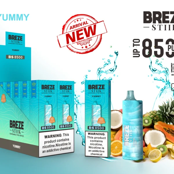 Breze Stick BS8500 8500 Puffs Vape ricaricabile | Grandi tiri. Ricarica semplice