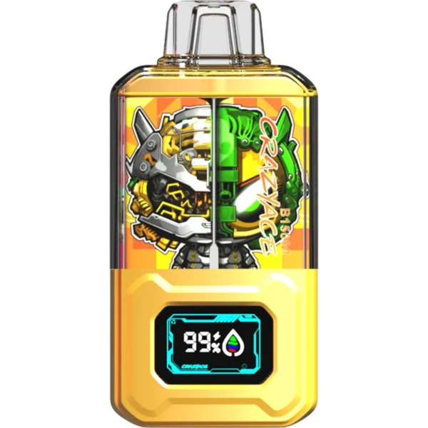 CRAZYACE B15000 Puffs Dual Tank Disposable Vape | Long‑Lasting Flavour with Easy Type‑C Charging - Kép 5