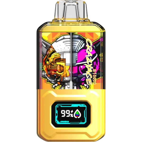 CRAZYACE B15000 Puffs Dual Tank Disposable Vape | Long‑Lasting Flavour with Easy Type‑C Charging - Kép 3