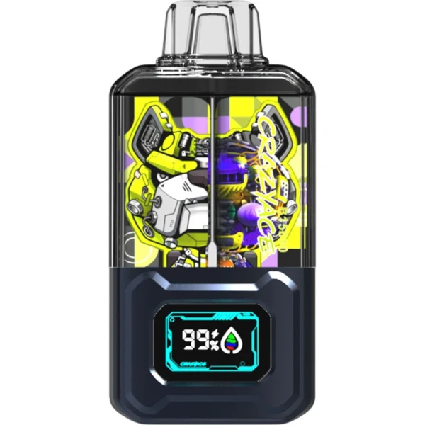 CRAZYACE B15000 Puffs Dual Tank Disposable Vape | Long‑Lasting Flavour with Easy Type‑C Charging - Kép 2