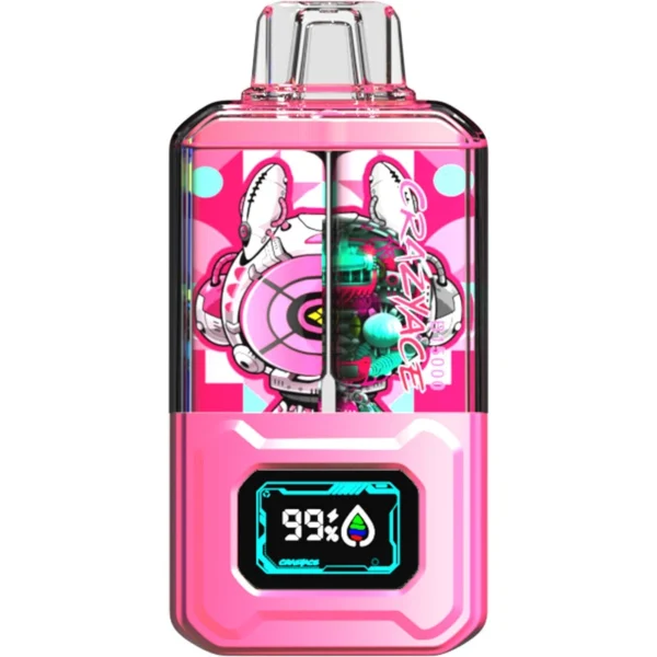CRAZYACE B15000 Puffs Dual Tank Disposable Vape | Long‑Lasting Flavour with Easy Type‑C Charging - Kép 8