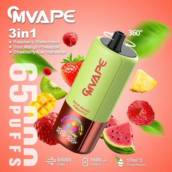 Crystal Mary 3-in-1 65000 puff vape | Triple flavors, long-lasting and convenient - Obraz 10