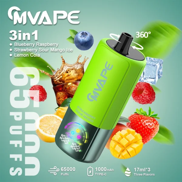 Crystal Mary 3-in-1 65000 puff vape | Triple flavors, long-lasting and convenient - Obraz 9