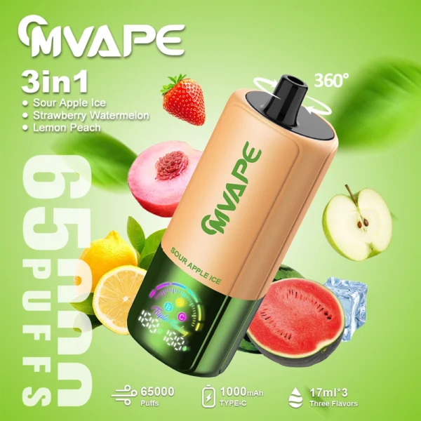 Crystal Mary 3-in-1 65000 puff vape | Triple flavors, long-lasting and convenient - Obraz 6