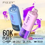 FIZZY Max III 60000 pack seis en uno vape | Construido con seis sabores, fácil de manejar