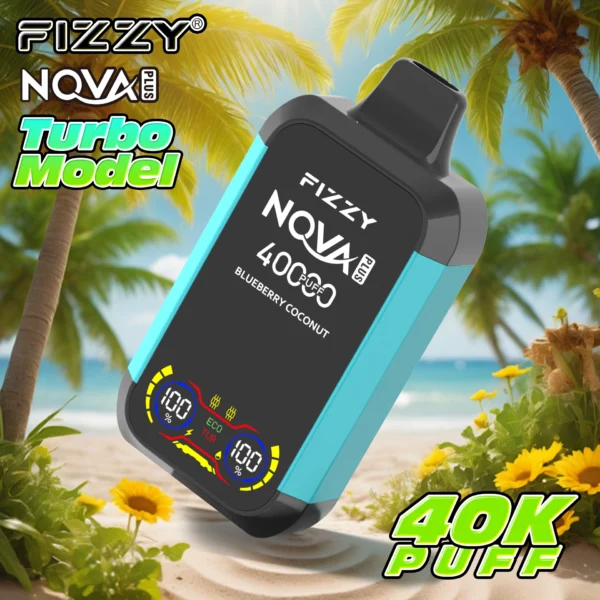 FIZZY Nova Plus 40000 bites | Long lasting taste, equipped with intelligent LED screen