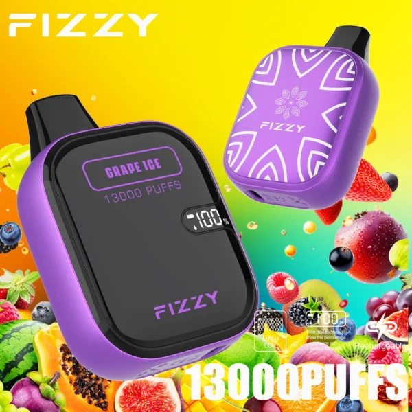 Fizzy Boom 13000 LCD screen metal atomizer | Long lasting taste, easy to operate - Imagen 12