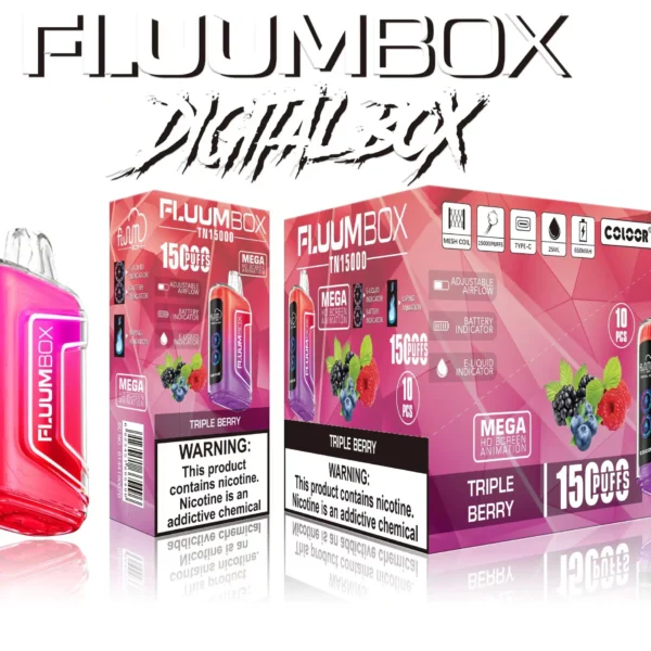 Fluum Box 15000 | La sigaretta elettronica intelligente che dura davvero