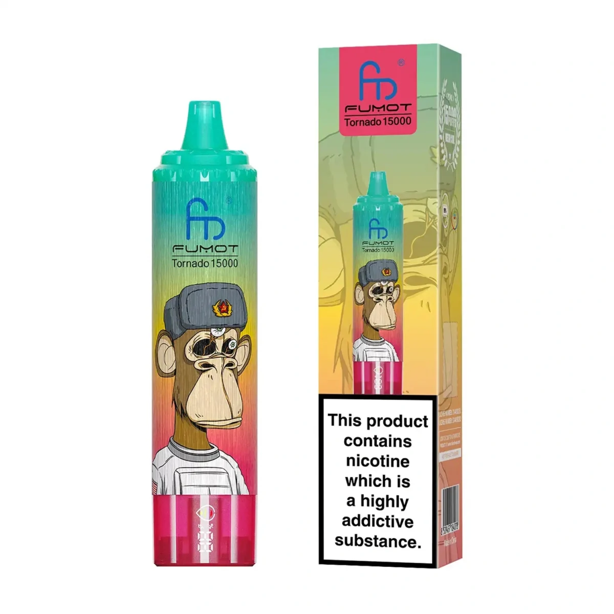 RandM Tornado 15000 port RGB light fog vape | Large caliber convenient, rechargeable - Image 98
