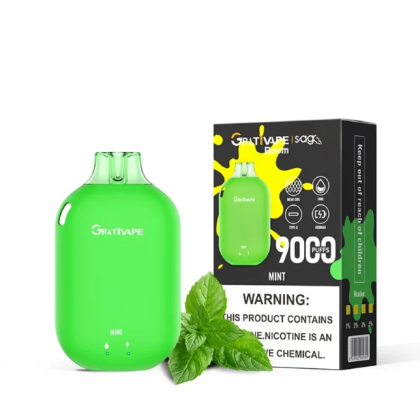 Grativape Boom 9000 Puffs Disposable Vape | Long‑lasting flavour made easy - Kép 9
