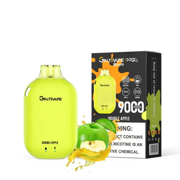 Grativape Boom 9000 Puffs Disposable Vape | Long‑lasting flavour made easy - Kép 6