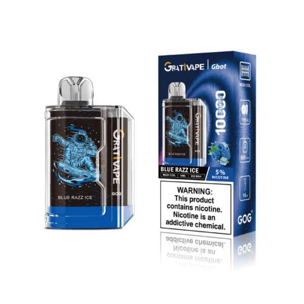 Grativape Gbot 10000 Puffs Compact Box Vape | Big Puff Count in a Pocket-Friendly Shape - Afbeelding 7