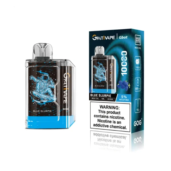 Grativape Gbot 10000 Puffs Compact Box Vape | Big Puff Count in a Pocket-Friendly Shape - Afbeelding 6