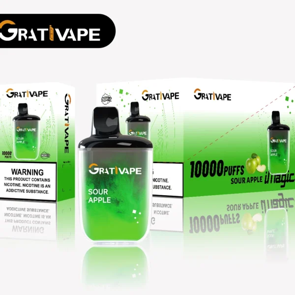 Grativape iMagic 10K Puffs Quicksand Design | Rechargeable convenience with consistent flavour - Imagine 10