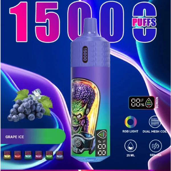 Hazey A40 15K Puffs Dual Display Disposable Vape | Big Puffs, Clear Displays, Zero Fuss - Kép 6