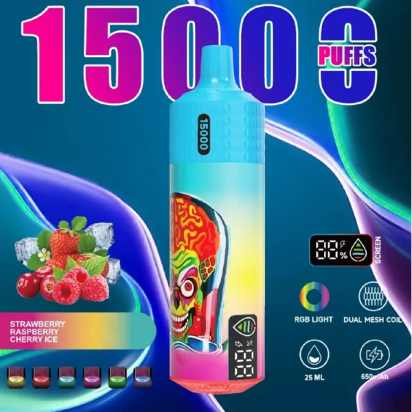 Hazey A40 15K Puffs dupla kijelzős eldobható vape | Nagy szippantások, áttekinthető kijelzők, nulla gond