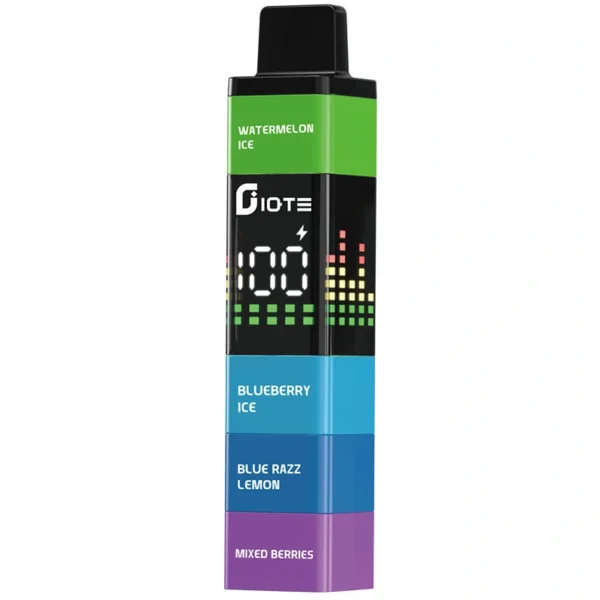 IQTE 2400 Puffs Four in One Multi Flavor Vape | One Set Rechargeable, Four Flavors - Imagem 5