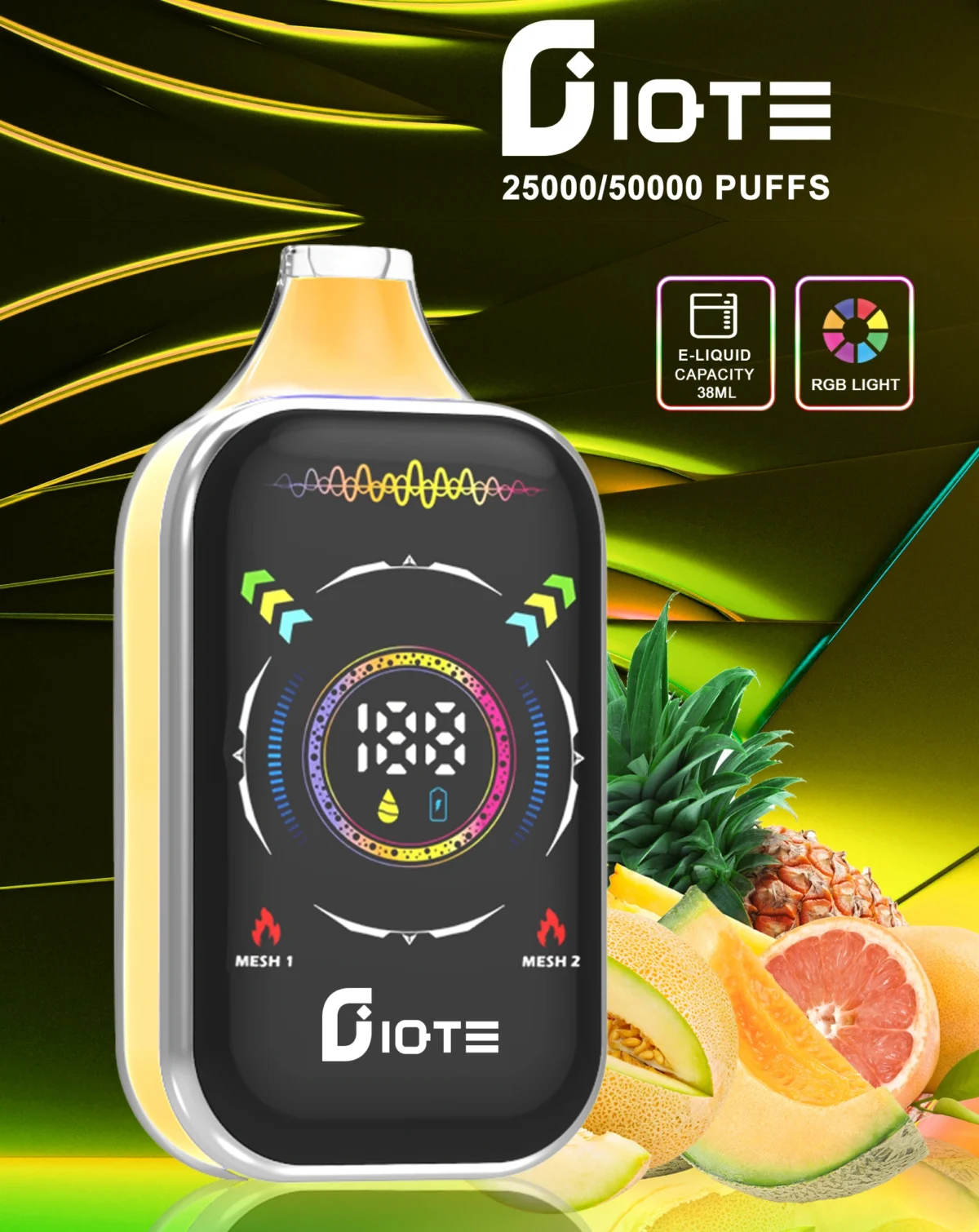 IQTE 50000 Puffs Rechargeable Disposable Vape | Big Capacity, Simple Charging