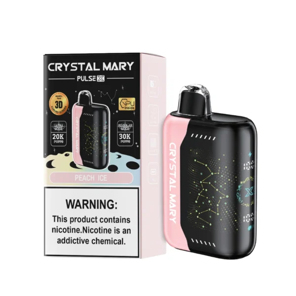 Crystal Mary PulsEX 20000 puff 20mg nicotine vape | Large capacity, consistent taste - Image 6
