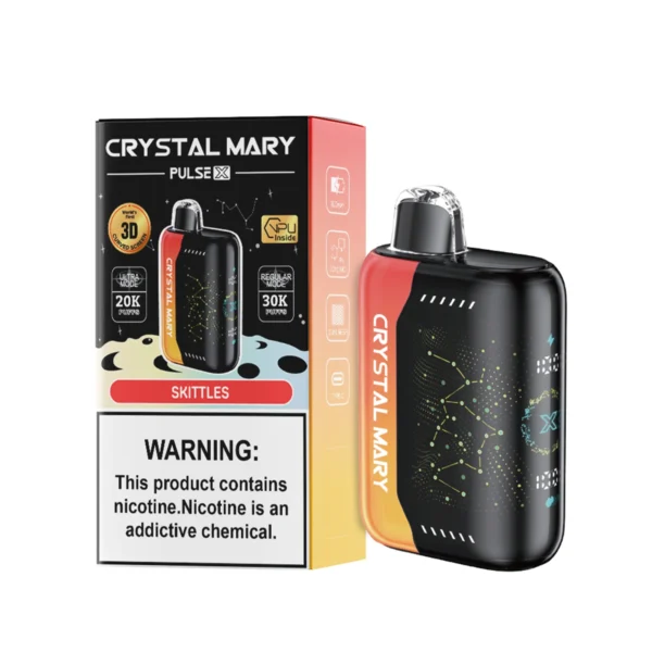 Crystal Mary PulsEX 20000 puff 20mg nicotine vape | Large capacity, consistent taste - Image 18