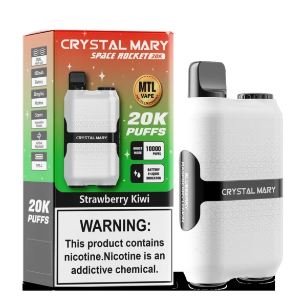 Crystal Mary Space Rocket Dual Mode 20000 Port Vape| Large Mouth Count, Easy to Use - Imagem 3
