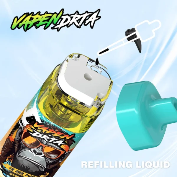 Vapen DRTA 12000 Puffs Refillable Disposable Vape | Big Capacity, Simple Refills - Imagem 6