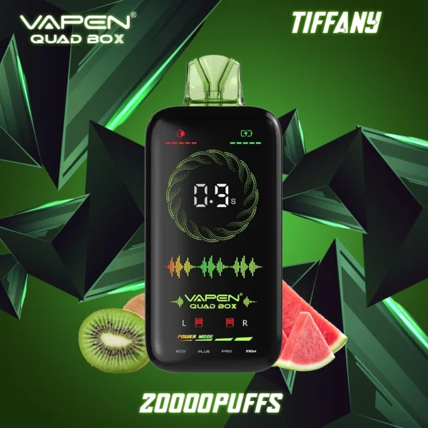 Vapen Quad Box 20K Puffs 4-Mode Full Screen Vape | Potenza di lunga durata con controllo intelligente