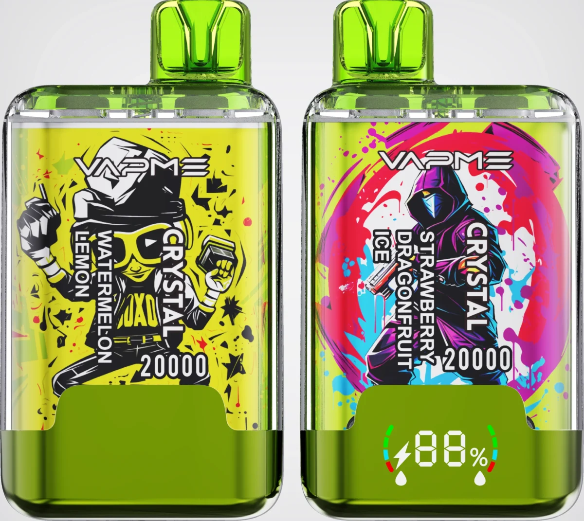 Vapme Crystal 20000 Puffs 2‑in‑1 Dual Flavor Vape | Two Flavours, One Long‑Lasting Device - Obraz 6
