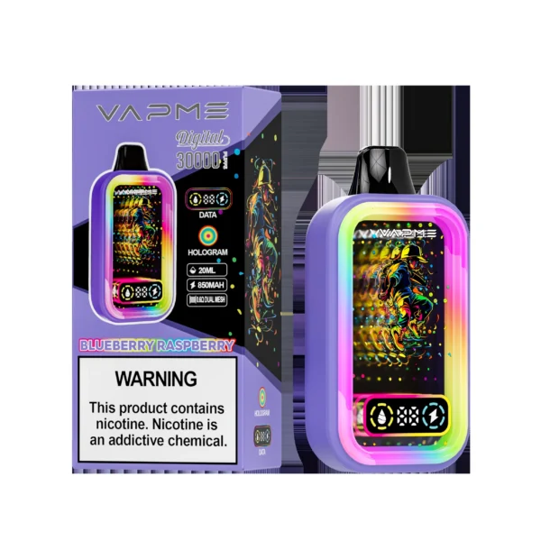 Vapme Digital 30000 Puffs MTL Disposable Vape | Huge Puff Count. Smooth MTL Draw - Imagen 6