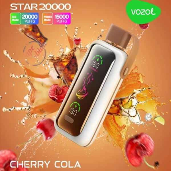 Vozol Star 20k Puffs Disposable Vape with Full Screen | Long-Lasting Flavour, Made Easy - Obraz 3