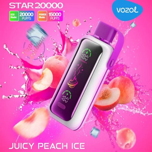 Vozol Star 20k Puffs Disposable Vape with Full Screen | Long-Lasting Flavour, Made Easy - Obraz 7