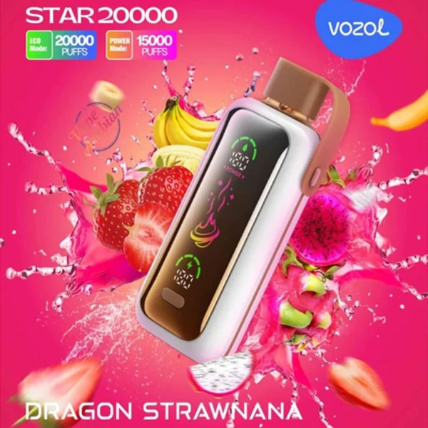 Vozol Star 20k Puffs Disposable Vape with Full Screen | Long-Lasting Flavour, Made Easy - Obraz 5