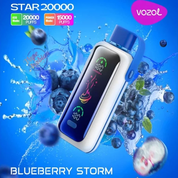 Vozol Star 20k Puffs Disposable Vape with Full Screen | Long-Lasting Flavour, Made Easy - Obraz 2