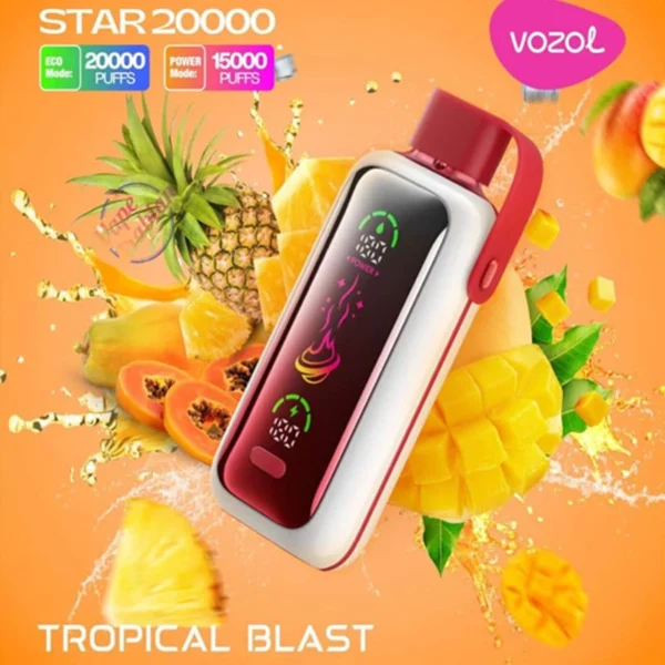 Vozol Star 20k Puffs Disposable Vape with Full Screen | Long-Lasting Flavour, Made Easy - Obraz 19