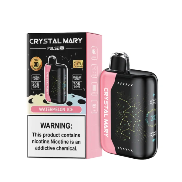 Crystal Mary PulsEX 20000 puff 20mg nicotine vape | Large capacity, consistent taste - Image 4