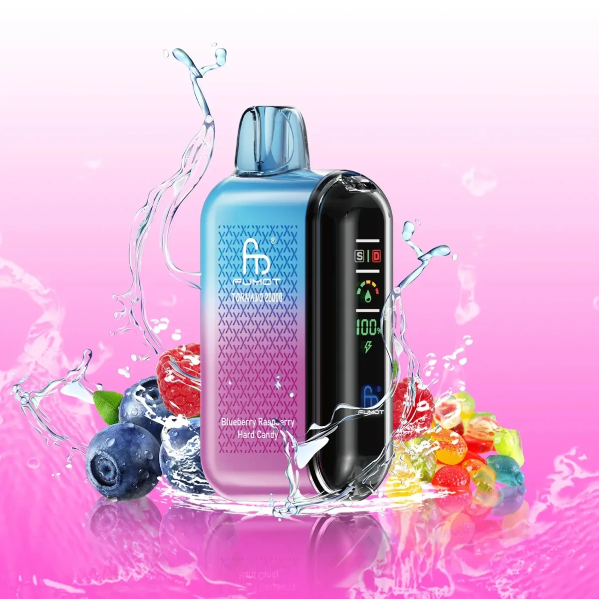 RandM Fumot Tornado 20000 Port Digital Vape | Large Capacity, Convenient Display - Obraz 29