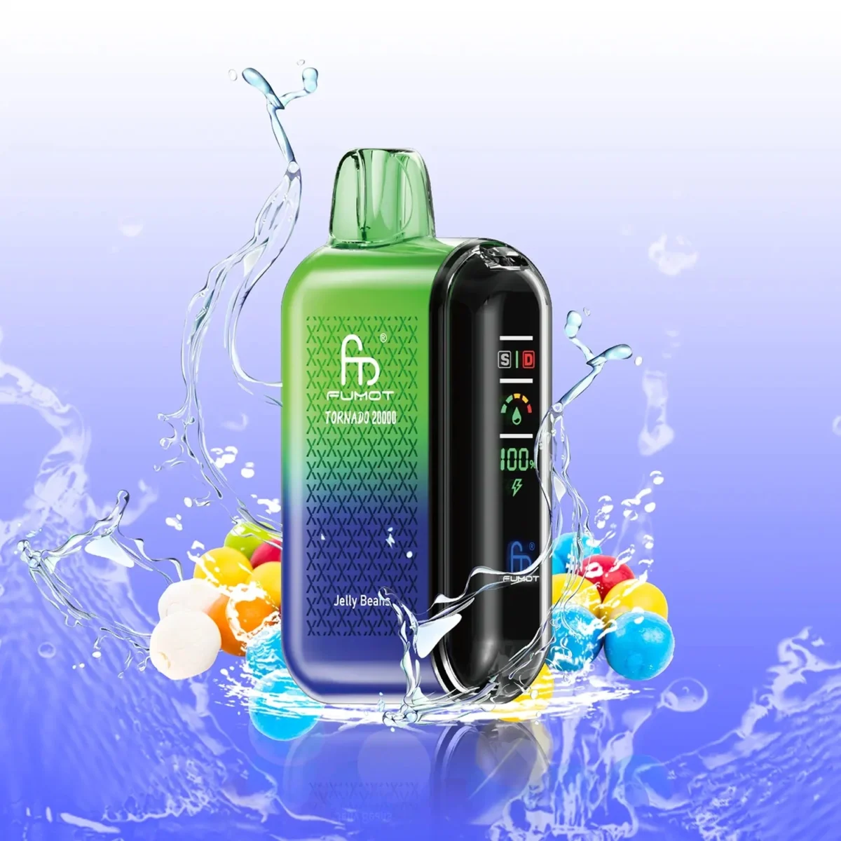 RandM Fumot Tornado 20000 Port Digital Vape | Large Capacity, Convenient Display - Obraz 19