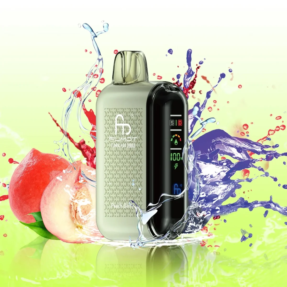 RandM Fumot Tornado 20000 Port Digital Vape | Large Capacity, Convenient Display - Obraz 14