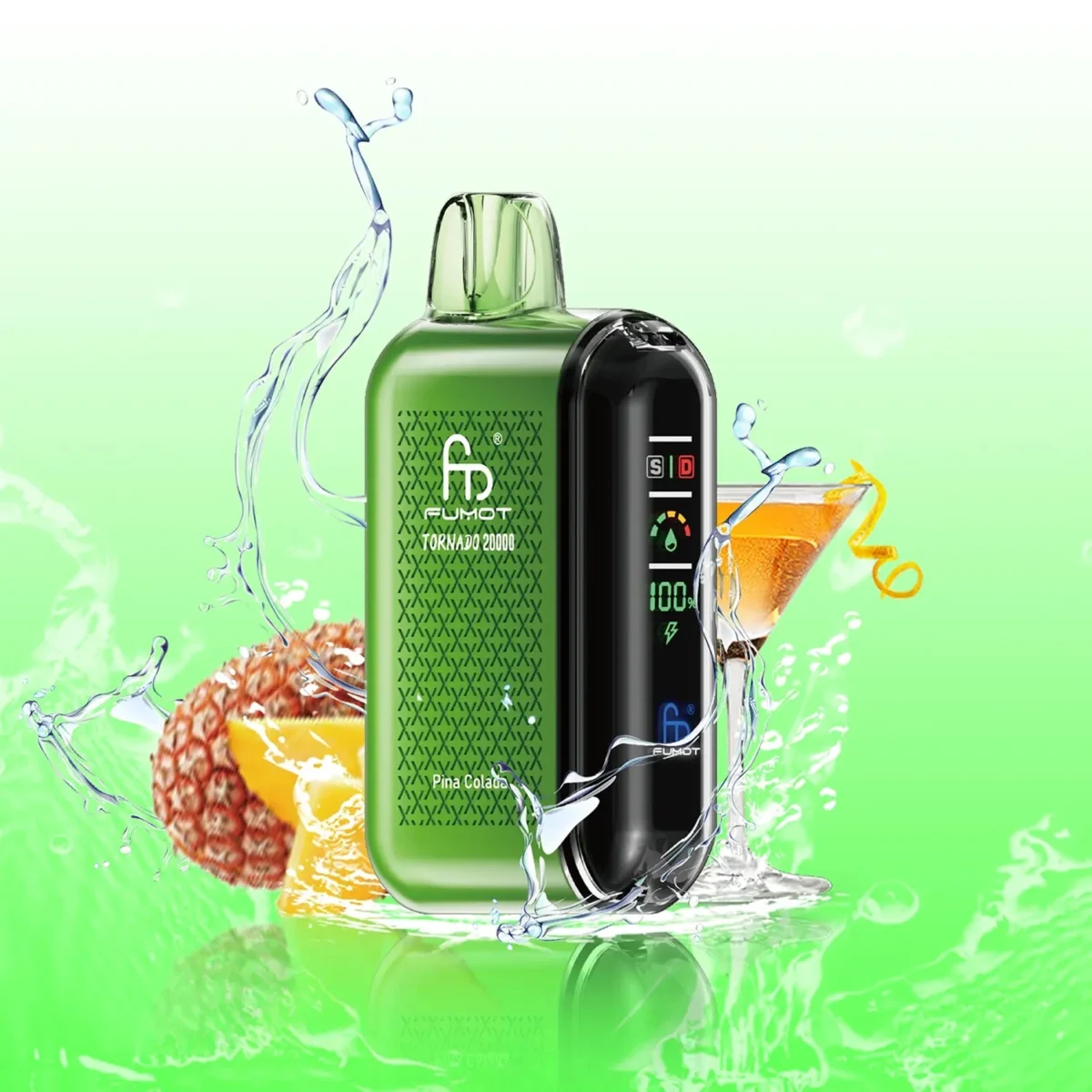 RandM Fumot Tornado 20000 Port Digital Vape | Large Capacity, Convenient Display - Obraz 10