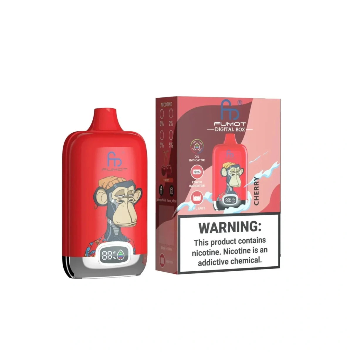 RandM Fumot Digital Box 12000 Puff Vape | Large Puff Counting with Convenient Digital Display - Image 86