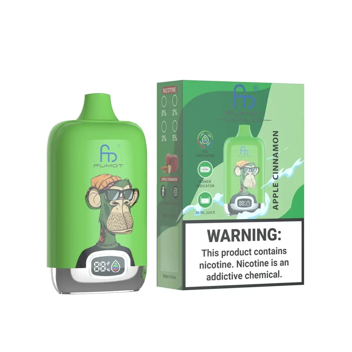 RandM Fumot Digital Box 12000 Puff Vape | Large Puff Counting with Convenient Digital Display - Image 70